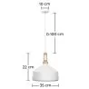 Plafondlamp - Hanglamp - Hout en Metaal - Wind image 7