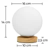 Tafellamp - Woonkamerlamp in Globe Design - Mon image 7