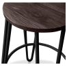 Ronde Kruk - Industrieel Ontwerp - Hout & Metaal - 74cm - Haarspeld image 7