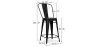 Barkruk met rugleuning - Industrieel ontwerp - 60cm - Stylix image 7
