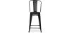 Barkruk met rugleuning - Industrieel ontwerp - 60cm - Stylix image 7