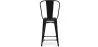 Barkruk met rugleuning - Industrieel ontwerp - 60cm - Stylix image 7