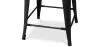 Barkruk met rugleuning - Industrieel ontwerp - 60cm - Stylix image 7
