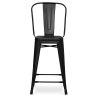 Barkruk met rugleuning - Industrieel ontwerp - 60cm - Stylix image 7