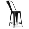 Barkruk met rugleuning - Industrieel ontwerp - 60cm - Stylix image 7
