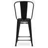 Barkruk met rugleuning - Industrieel ontwerp - 60cm - Stylix image 7