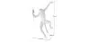 Wandlamp - Monkey Design - Hars image 7