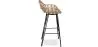 Rotan barkruk met armleuningen - Boho Bali Stijl - 75cm - Velen image 7