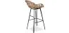 Rotan barkruk met armleuningen - Boho Bali Stijl - 75cm - Velen image 7