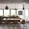 Set van 3 plafondlampen - Hanglamp - Industrieel ontwerp - Uitgebreid image 7