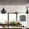 Set van 3 plafondlampen - Hanglamp - Industrieel ontwerp - Uitgebreid image 7