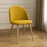 Eetkamerstoel - kruk Gestoffeerd - Scandinavische Stijl - Evelyne image 7