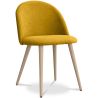 Eetkamerstoel - kruk Gestoffeerd - Scandinavische Stijl - Evelyne image 7