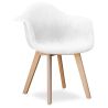 Eetkamerstoel met armleuningen - Bekleed met fluweel - Dawick image 7