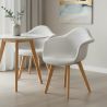 Eetkamerstoel met armleuningen - Bekleed met fluweel - Dawick image 7