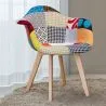 Eetkamerstoel met armleuningen - Bekleed met patchwork - Pixi image 7