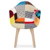Eetkamerstoel met armleuningen - Bekleed met patchwork - Pixi image 7