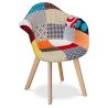 Eetkamerstoel met armleuningen - Bekleed met patchwork - Pixi image 7