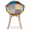 Eetkamerstoel met armleuningen - Bekleed met patchwork - Pixi image 7