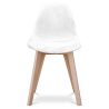 Met stof beklede eetkamerstoel - Scandinavische stijl - Denisse image 7
