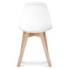 Met stof beklede eetkamerstoel - Scandinavische stijl - Denisse image 7