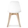 Met stof beklede eetkamerstoel - Scandinavische stijl - Denisse image 7