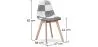 Eetkamerstoel - bekleed met patchwork - zwart-wit - Denisse image 7