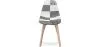 Eetkamerstoel - bekleed met patchwork - zwart-wit - Denisse image 7
