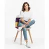 Eetkamerstoel - bekleed met patchwork - Tessa image 7