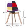 Eetkamerstoel - bekleed met patchwork - Tessa image 7