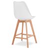 Kruk in Scandinavische stijl - Houten poten - Denisse image 7