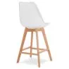 Kruk in Scandinavische stijl - Houten poten - Denisse image 7