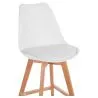 Kruk in Scandinavische stijl - Houten poten - Denisse image 7