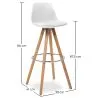 Barkruk - Scandinavisch ontwerp - Muriel image 7