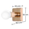 Wandlamp - Goud - Louis image 7