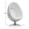 Egg Design Fauteuil - Gestoffeerd - Eny image 7