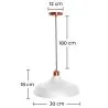 Design Plafondlamp - Metalen Hanglamp - Enar image 7