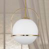 Kristallen bol plafondlamp - Gouden hanglamp - Anette image 7