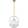 Kristallen bol plafondlamp - Gouden hanglamp - Anette image 7