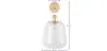 Wandlamp - Glazen lampenkap - Alessia image 7