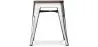 Industriële Design Kruk - Hout & Staal - 45 cm - Stylix image 7