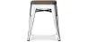 Industriële Design Kruk - Hout & Staal - 45 cm - Stylix image 7