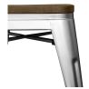 Industriële Design Kruk - Hout & Staal - 45 cm - Stylix image 7