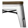 Industriële Design Kruk - Hout & Staal - 45 cm - Stylix image 7