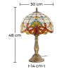 Tiffany Tafellamp - Woonkamerlamp - Vintage image 7