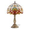 Tiffany Tafellamp - Woonkamerlamp - Vintage image 7