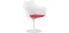 Eetkamerstoel met armleuningen - Witte draaistoel -Tulipan image 7