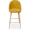 Met stof beklede kruk - Scandinavisch design - 76cm - Evelyne image 7