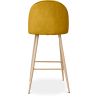 Met stof beklede kruk - Scandinavisch design - 76cm - Evelyne image 7