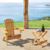 Houten buitenstoel met armleuningen - Adirondack tuinstoel - Adirondack image 7